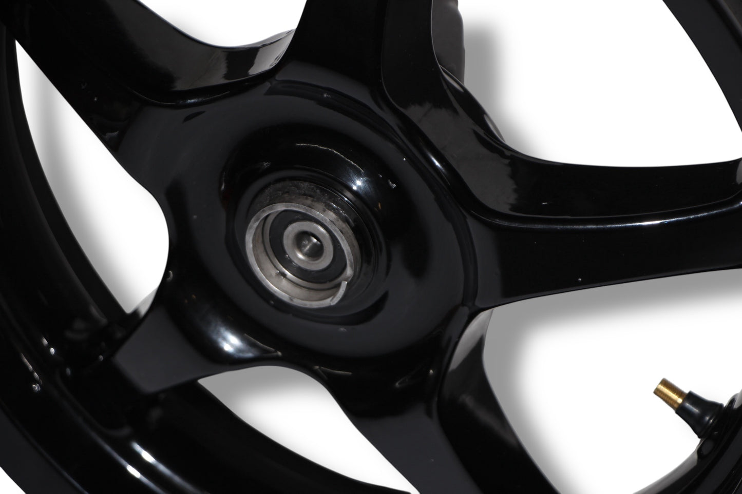 Yamaha Aerox Felgen hochglanz schwarz