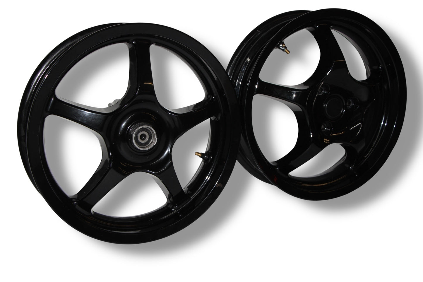 Yamaha Aerox Felgen hochglanz schwarz