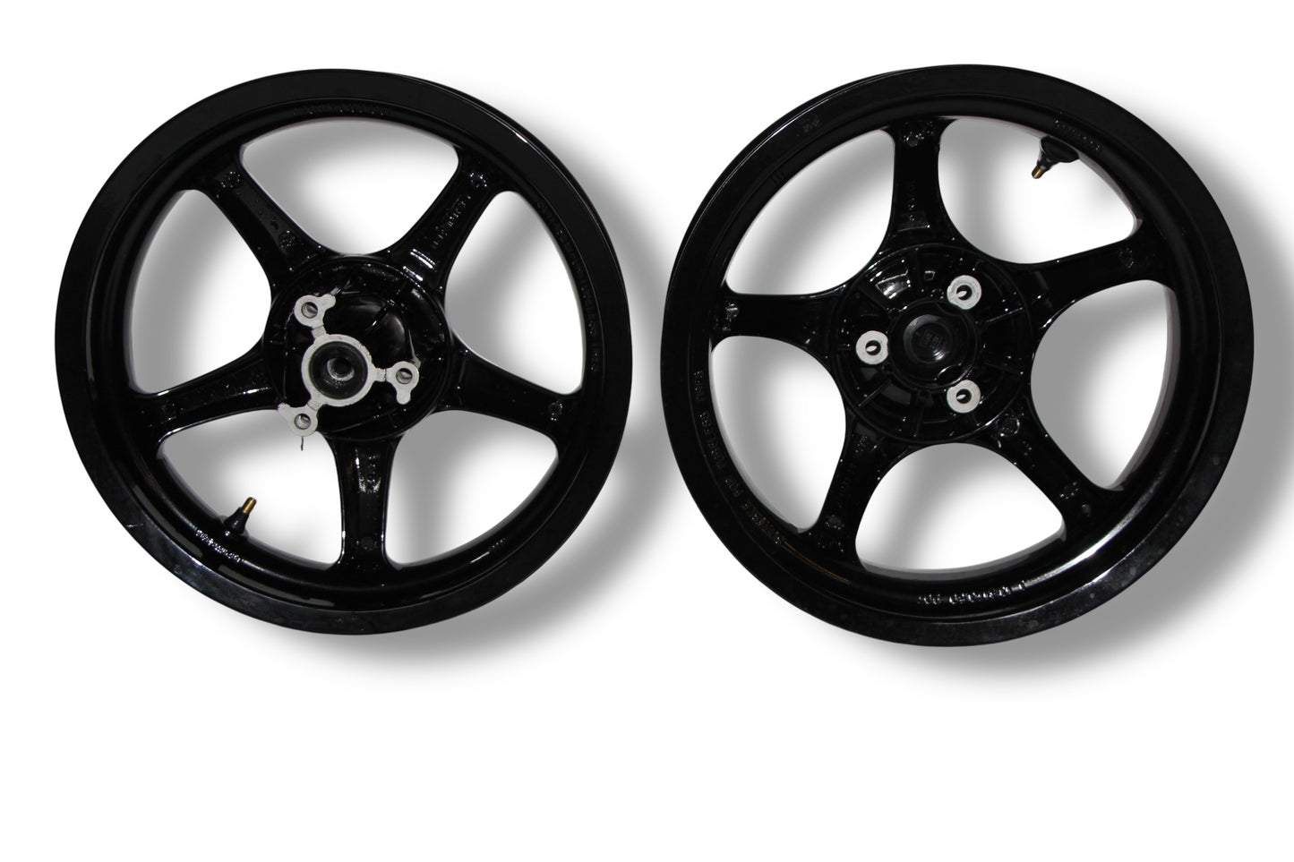 Yamaha Aerox Felgen hochglanz schwarz