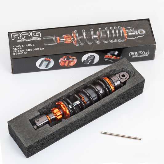 Shock absorber rear RPG Racing 285mm-305mm Minarelli horizontal Yamaha Aerox shock absorber