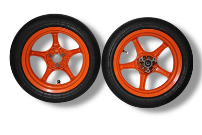 Yamaha Aerox Felgen / Stage6 Slicks