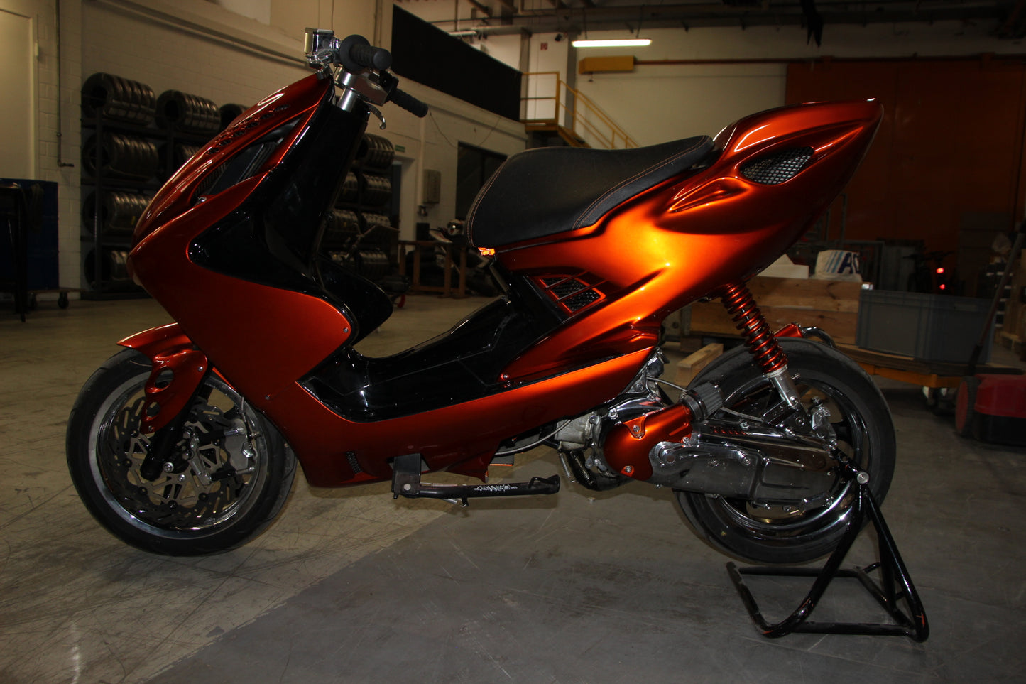 Yamaha Aerox specialtilpasset kåbe