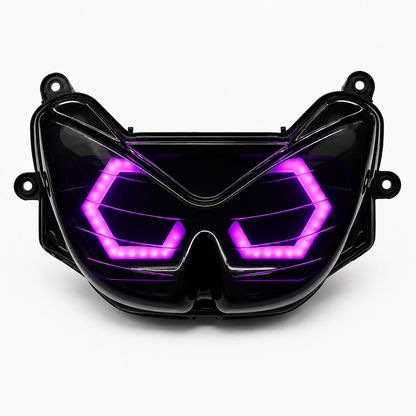 RGB LED Multifunktions-forlygteindsats til Yamaha Aerox