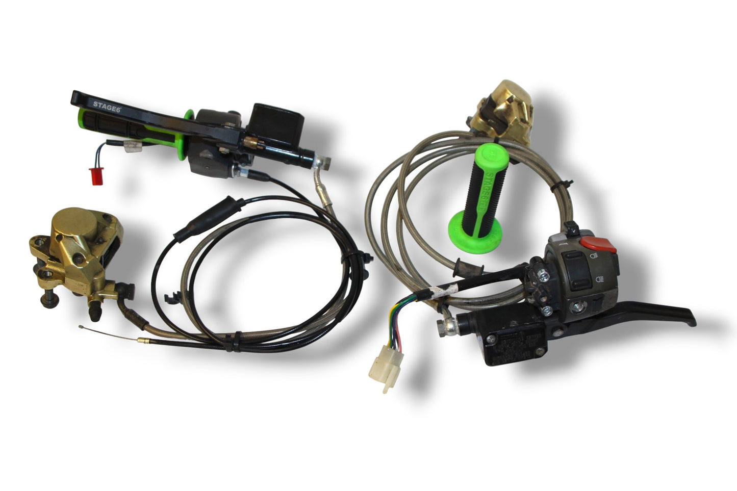 Yamaha Aerox brake pumps / brake calipers / Stage6 brake lever