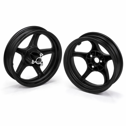 Cerchi Yamaha Aerox da 13 pollici verniciati a polvere