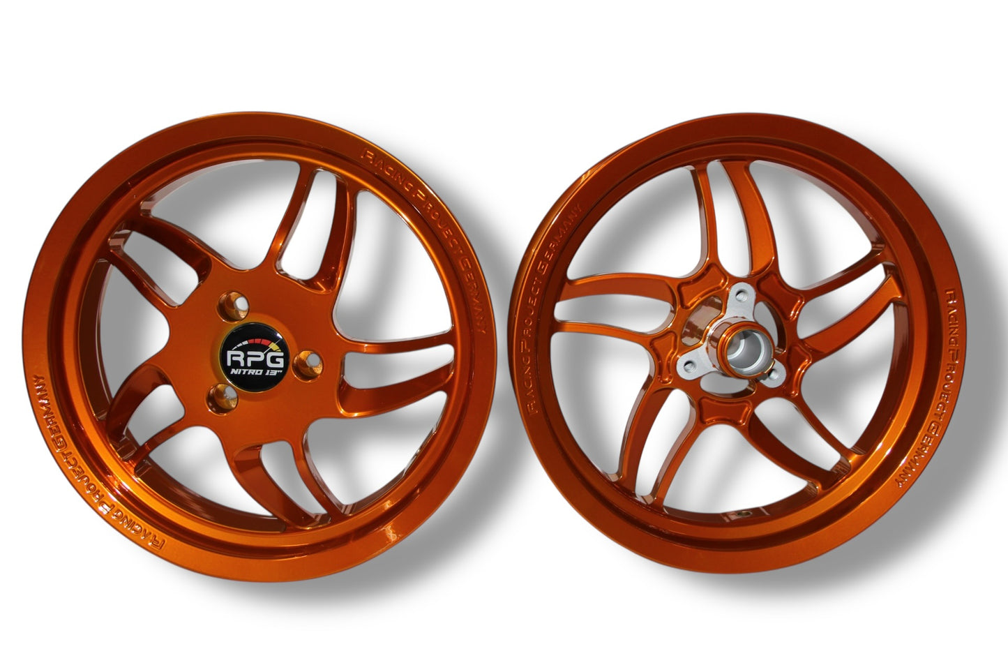 RPG CNC 13 Zoll Felgen ( candy orange )