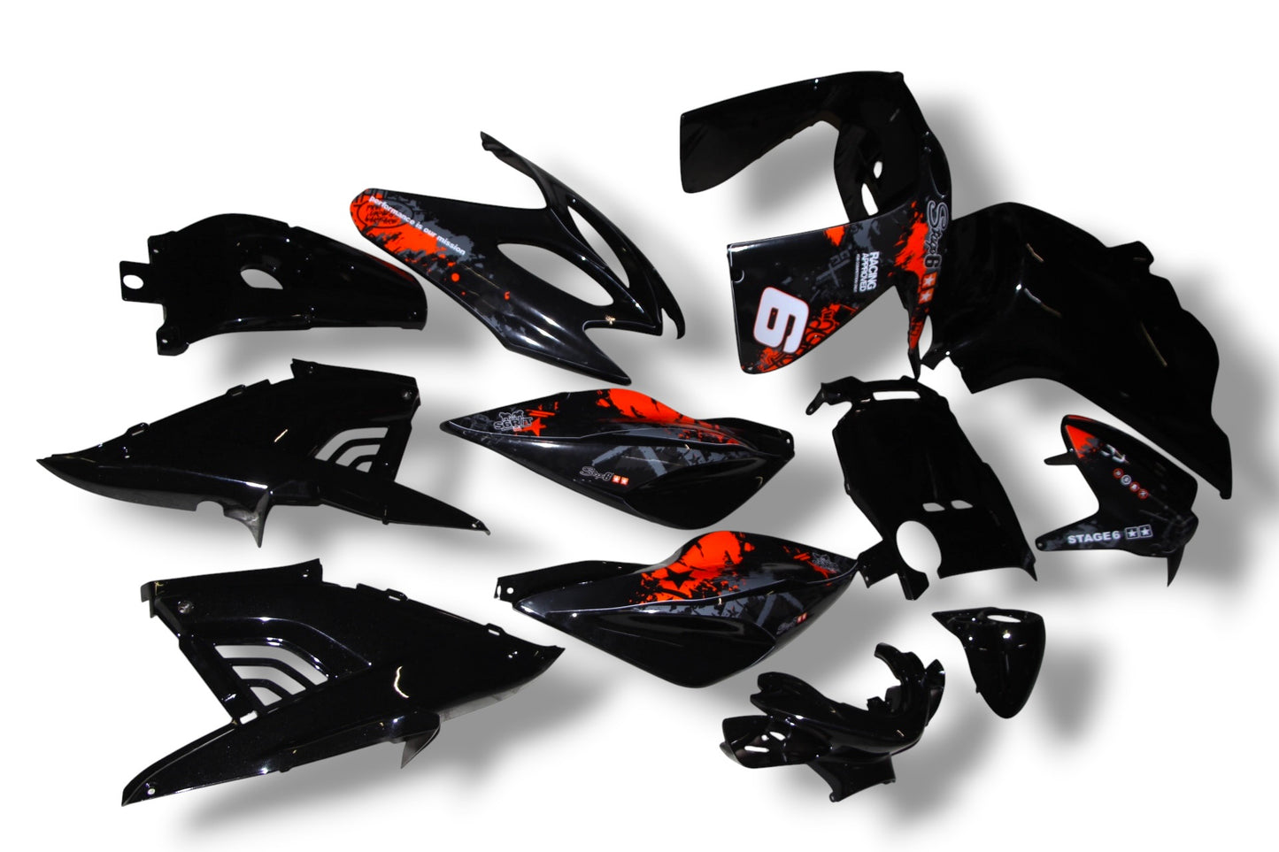 Yamaha Aerox Verkleidung / Stage6 Dekor Set