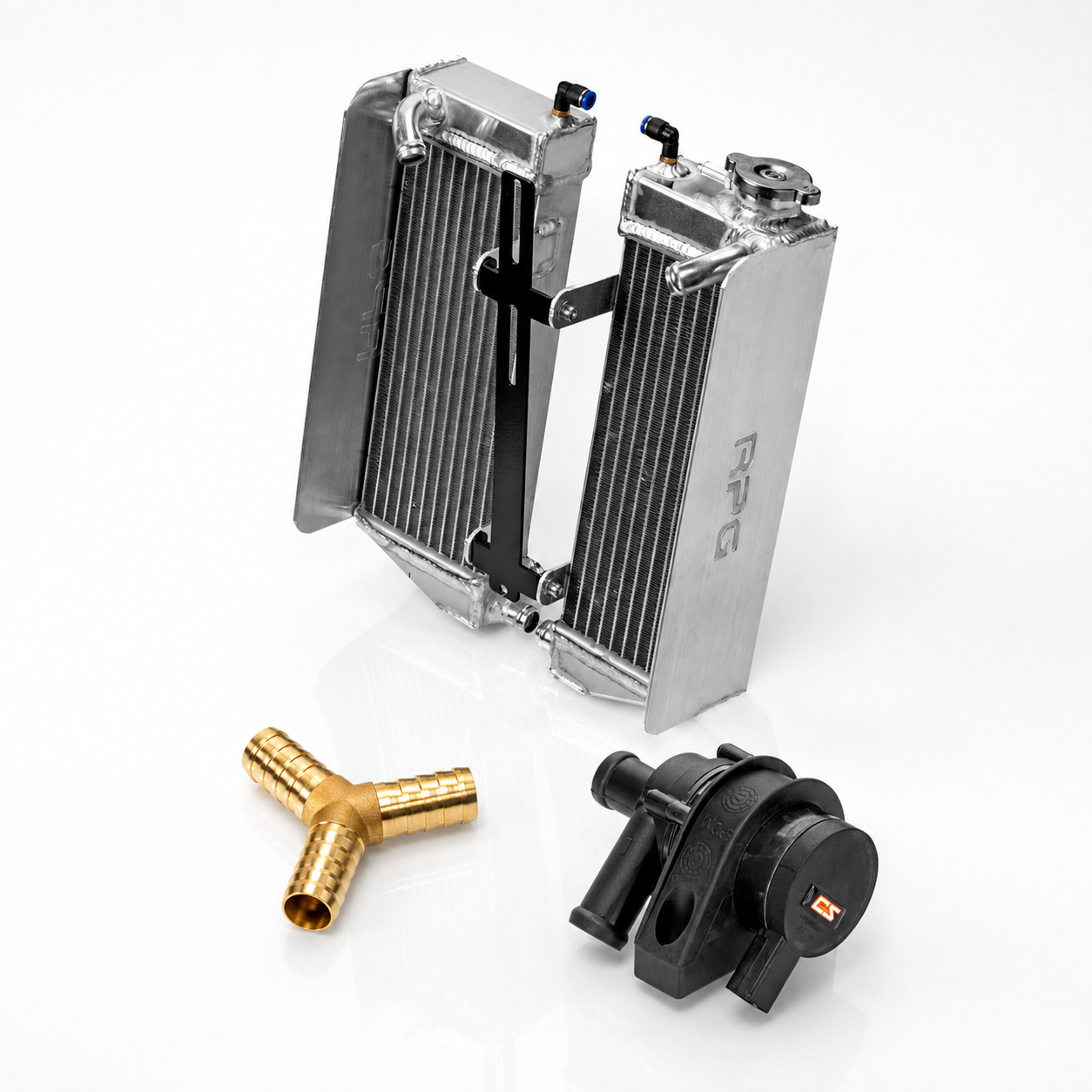 RPG Aluminium Twin Radiator Mk2-set