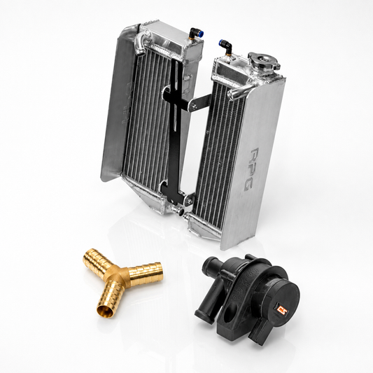 RPG aluminium dubbele radiatorset Mk2