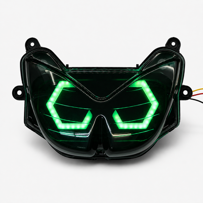 RGB LED Multifunktions-forlygteindsats til Yamaha Aerox