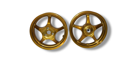 Yamaha Aerox Felgen gold/ chrom