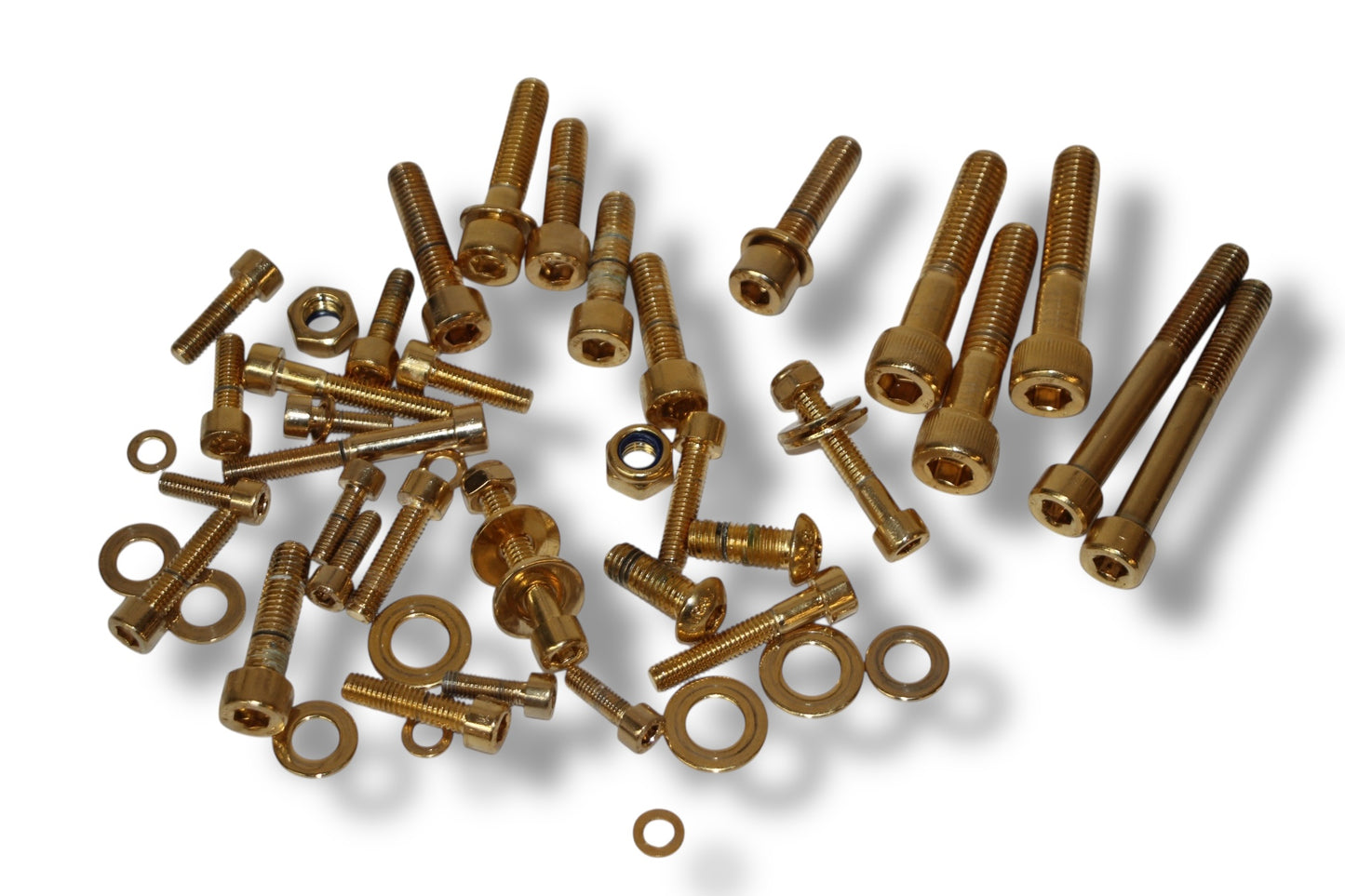 Schraubenset ( vergoldet )