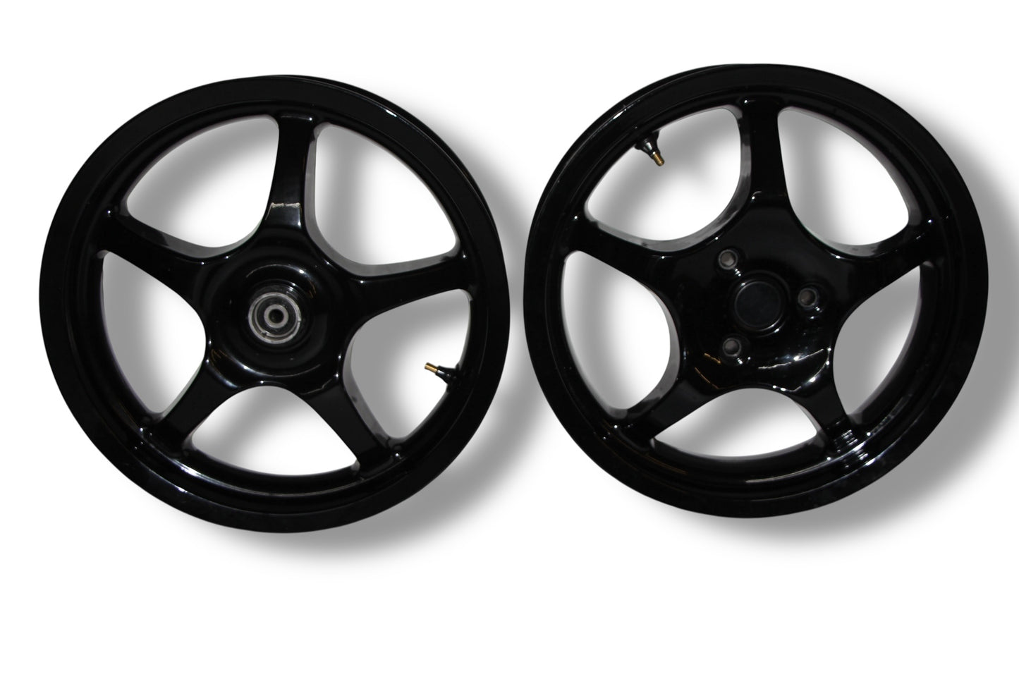 Yamaha Aerox Felgen hochglanz schwarz