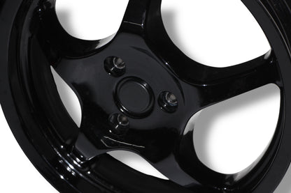Yamaha Aerox Felgen hochglanz schwarz