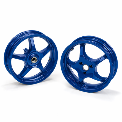 Cerchi Yamaha Aerox da 13 pollici verniciati a polvere