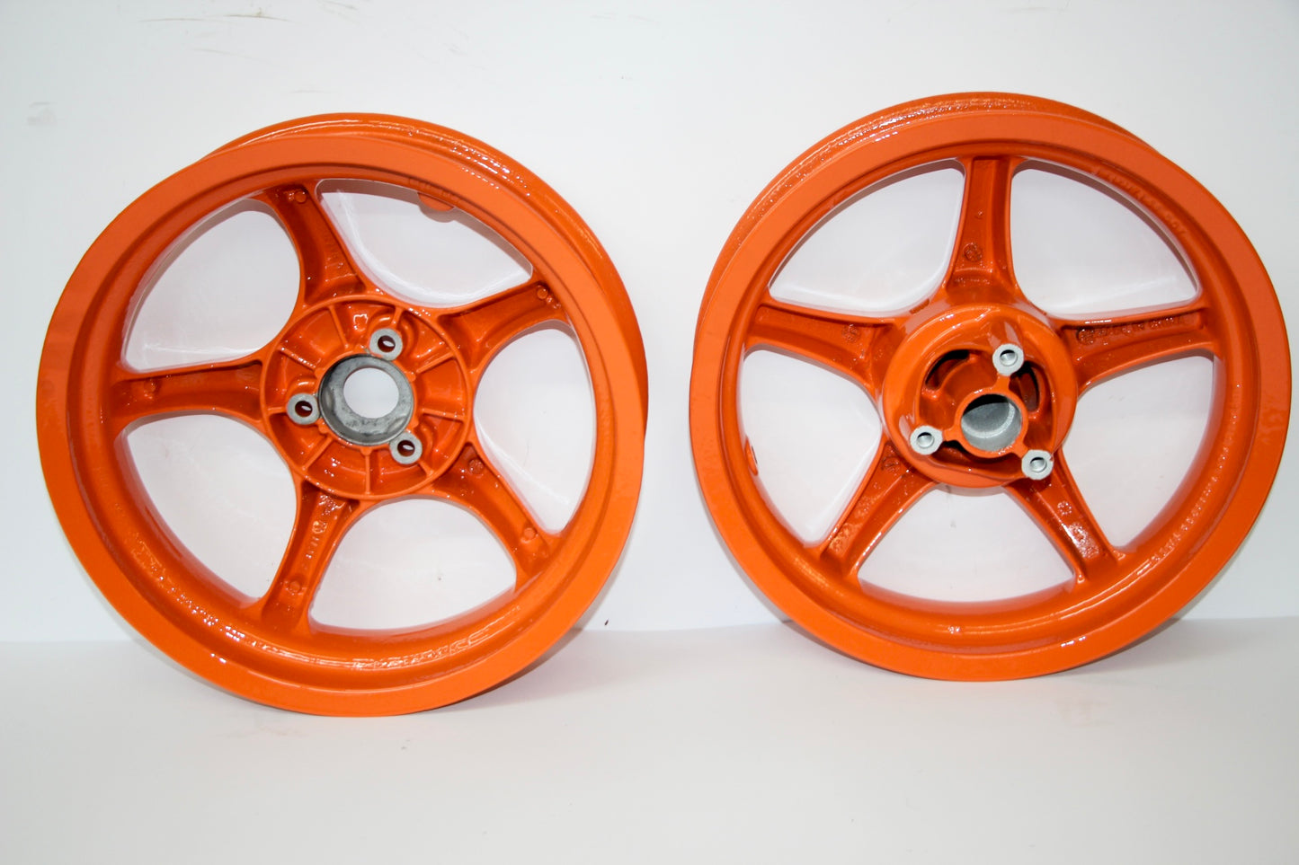 Yamaha Aerox Felgen pulverbeschichtet/ orange