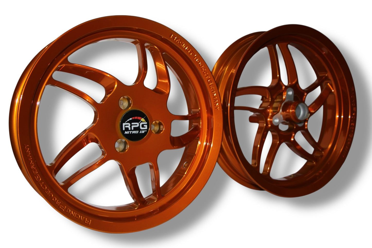 RPG CNC 13 Zoll Felgen ( candy orange )