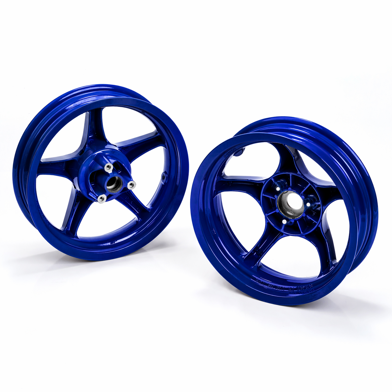 Cerchi Yamaha Aerox da 13 pollici verniciati a polvere