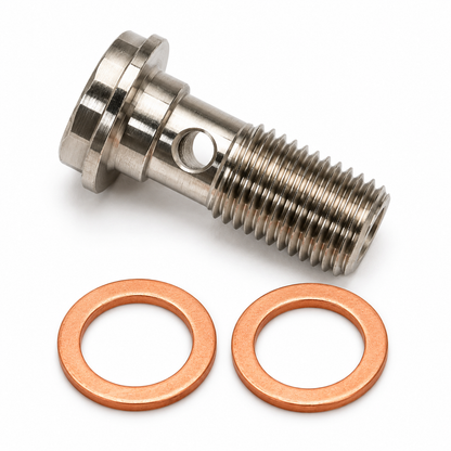 Banjo bolt M10x21x1.5 / Bleeder valve RPG MK2 4-piston brake caliper