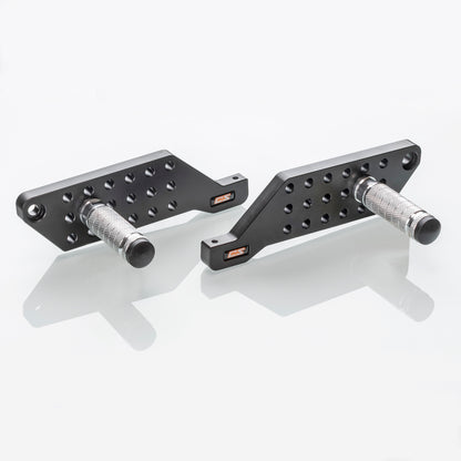 Yamaha Aerox Fußrasten - CNC Aluminium Fußrastenanlage