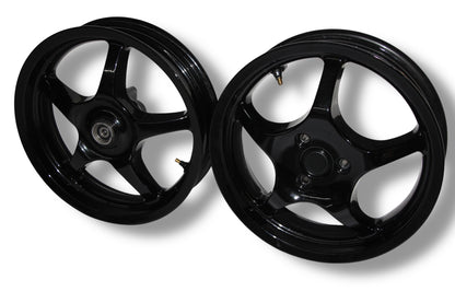 Yamaha Aerox Felgen hochglanz schwarz
