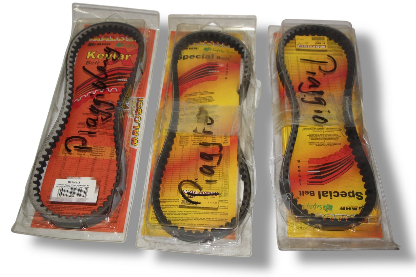 3x Malossi Keilriemen