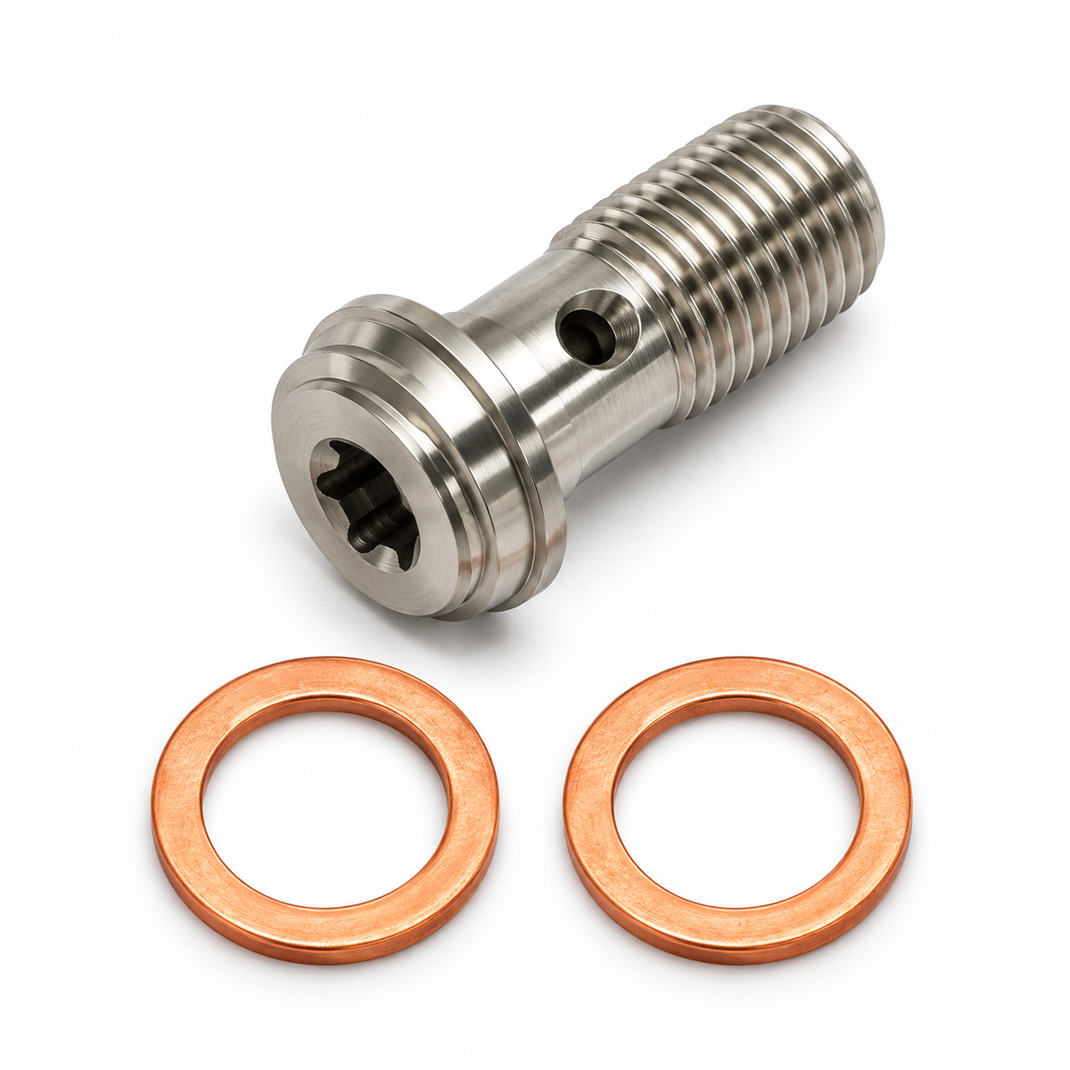 Banjo bolt M10x21x1.5 / Bleeder valve RPG MK2 4-piston brake caliper