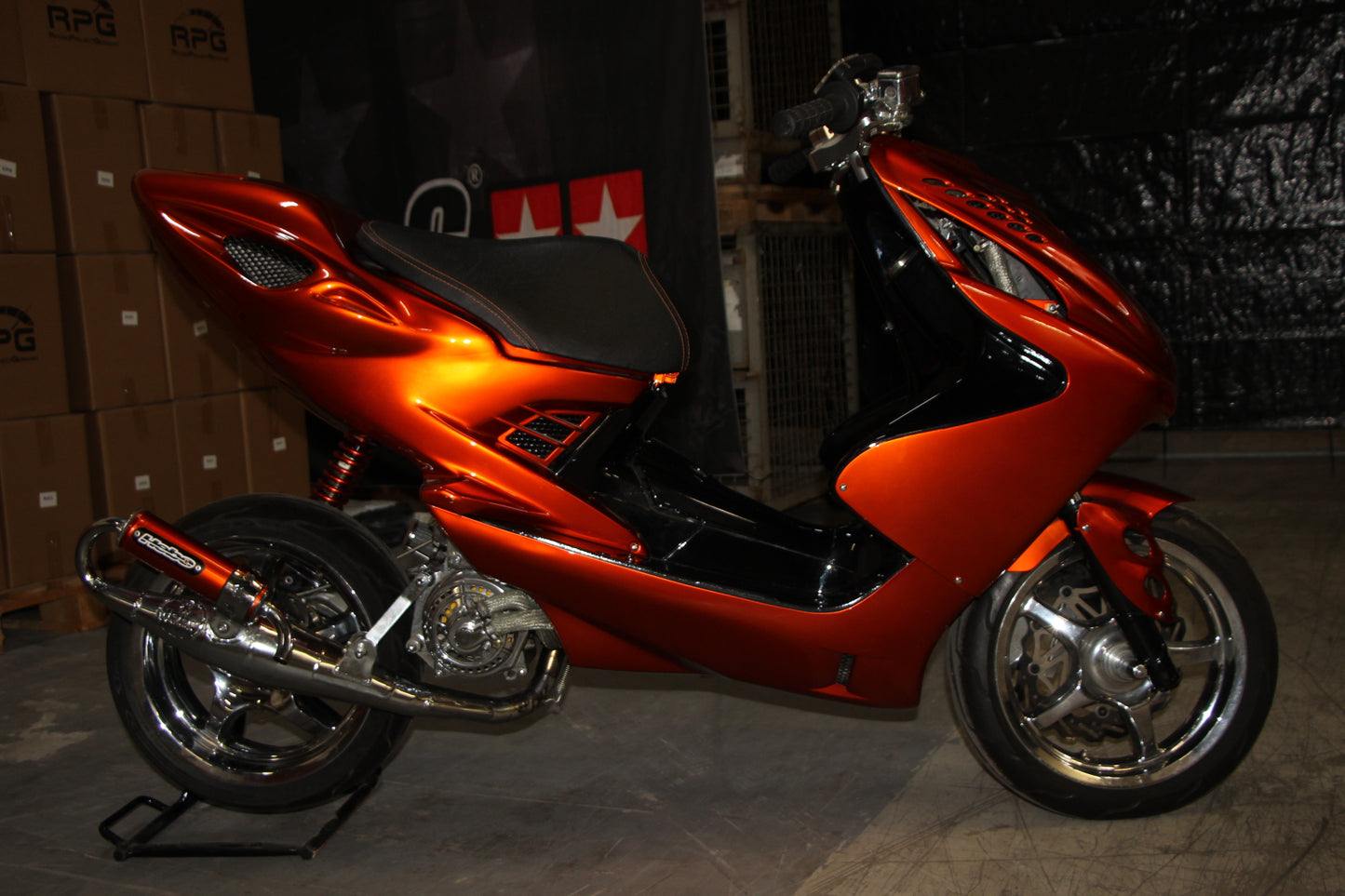 Yamaha Aerox specialtilpasset kåbe