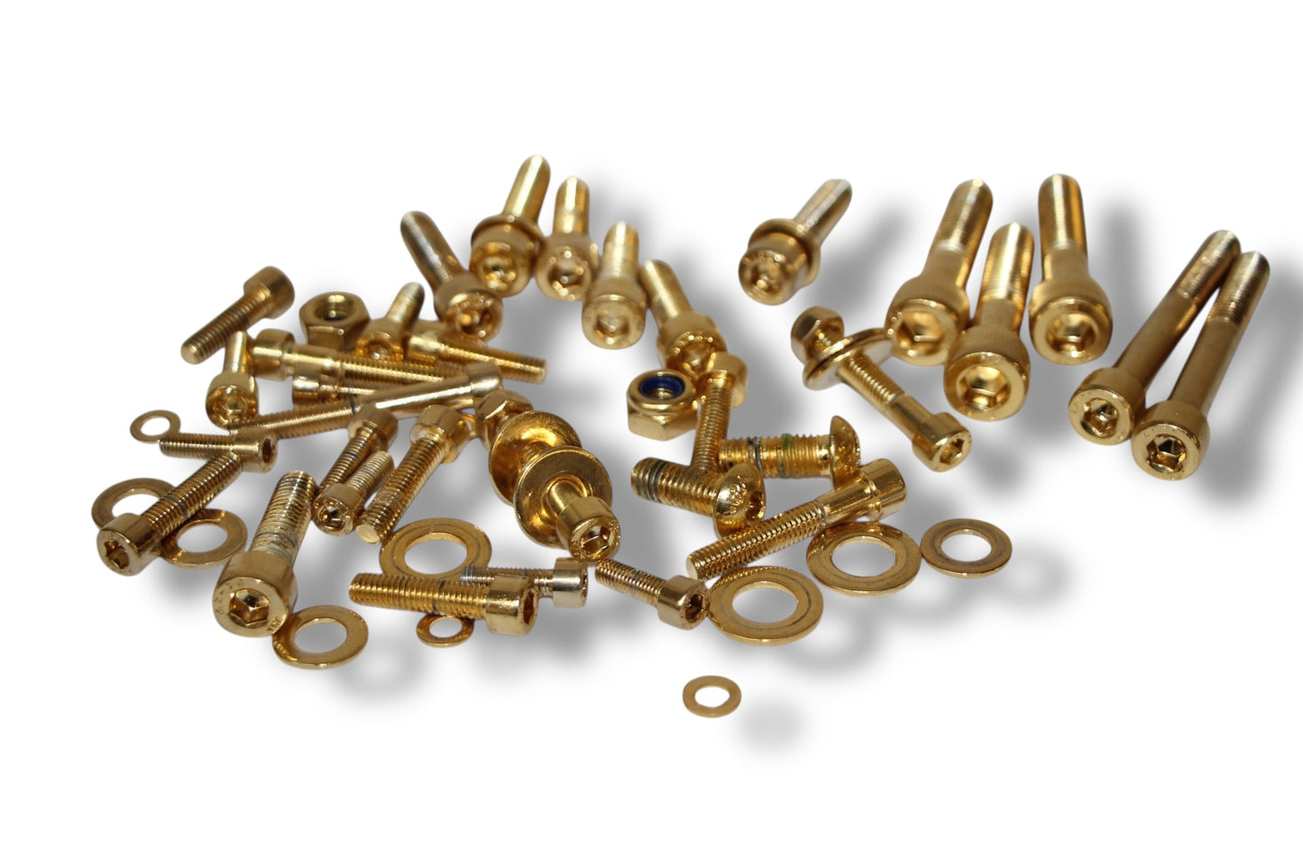 Schraubenset ( vergoldet )