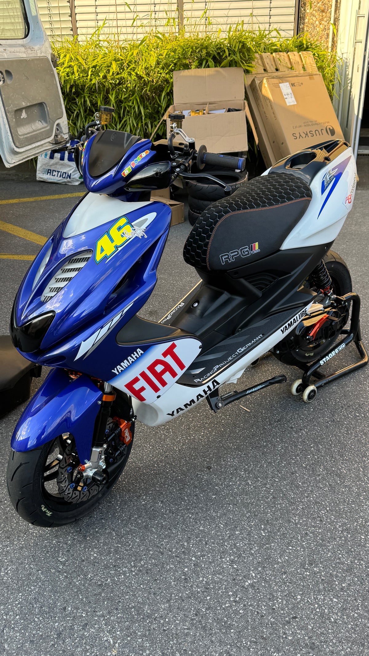Yamaha Aerox Rossi Verkleidung / Zubehör
