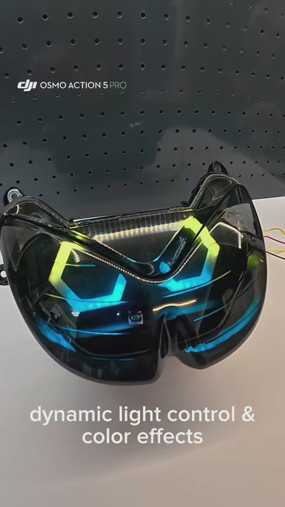 RGB LED Multifunktions-forlygteindsats til Yamaha Aerox