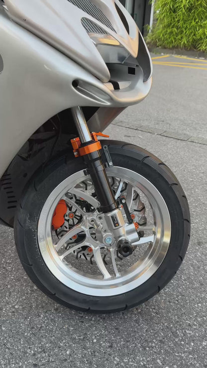 Vorbestell-Bundle: RPG Nitro 13” CNC Felgenset + Semi-Slick Reifen + 90° CNC Ventile